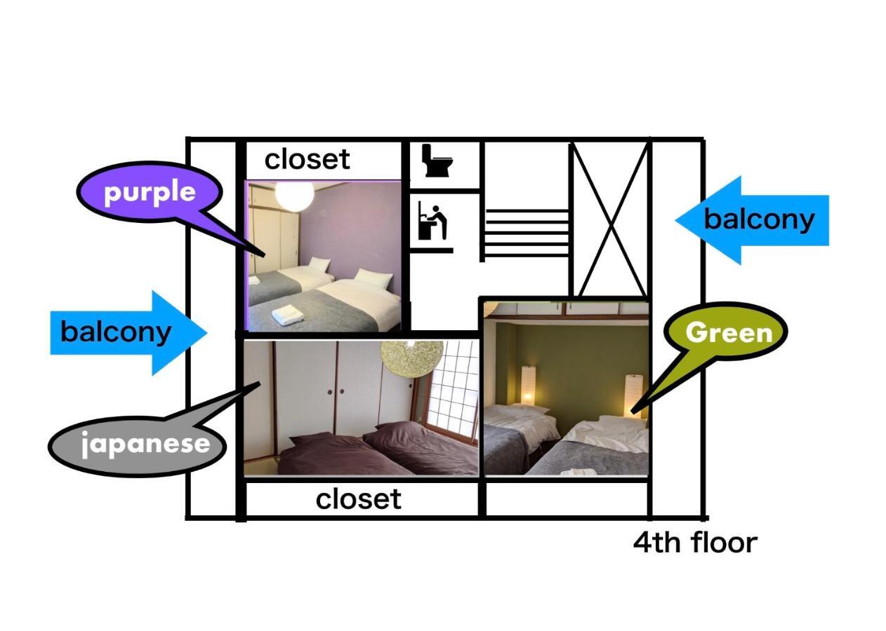 Apartamento Roundabout Osaka Exterior foto